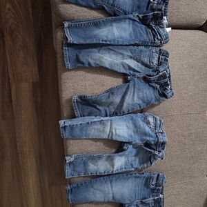OshKosh B'gosh Boys Blue Denim Jeans - 5 Pair Set